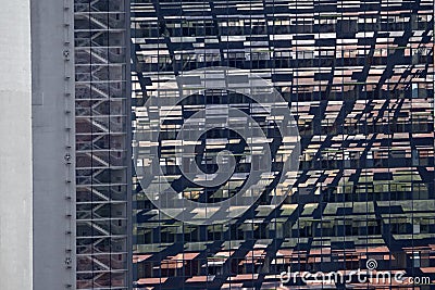 Graz austria roofs detail modern building Editorial Stock Photo