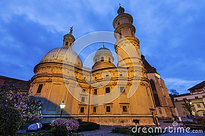 Graz Cahtedral and Katharinenkirche Stock Photo