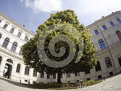 Graz Karl Franzens University main building Editorial Stock Photo