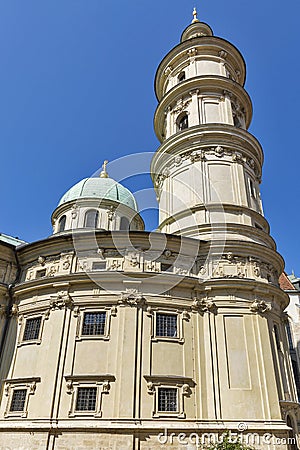 Graz St. Catherine church, Austria Stock Photo