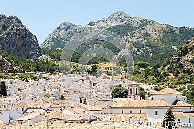 Grazalema Pueblos Blancos Stock Photo