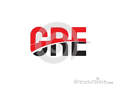 GRE Letter Initial Logo Design Vector Illustration Vector Illustration