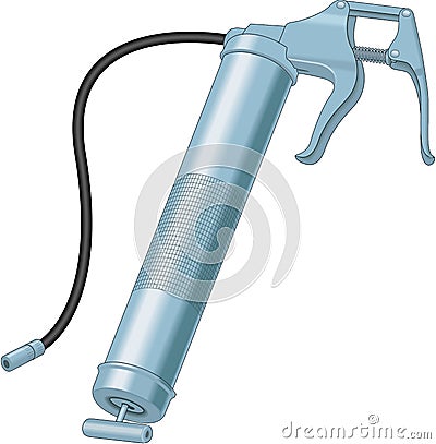 Grease Gun Vector Illustration Vector Illustration