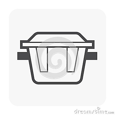 Grease trap icon Vector Illustration