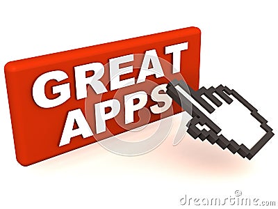 Great apps Stock Photo