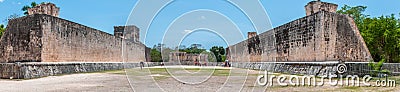 Great Ball Court at Chichen Itza, Yucatan, Mexico Editorial Stock Photo