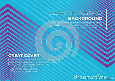 A great blue geometric abstract luxury background cover Stock Photo