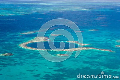 The great blue hole Stock Photo