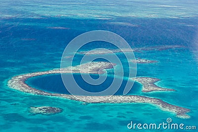 The great blue hole Stock Photo