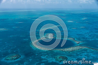 The Great Blue Hole, Belize Stock Photo