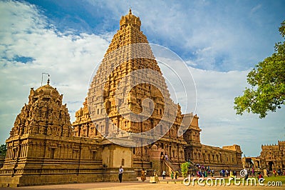 The Great Brihadeeswara Temple of Tanjore Editorial Stock Photo