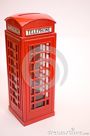 Great Britan telephone box Stock Photo