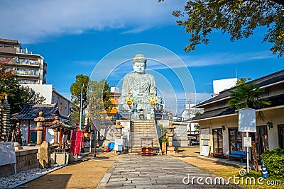 The Great Buddha Hyogo Daibutsu at Nofukuji Temple in Kobe Stock Photo