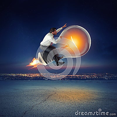 Great business idea. 3D Rendering Stock Photo