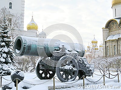 Great cannon of Kremlin Stock Photo