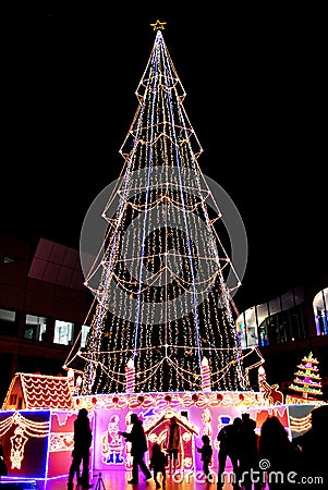 Great christmas tree Stock Photo