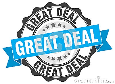 Great deal stamp Vector Illustration