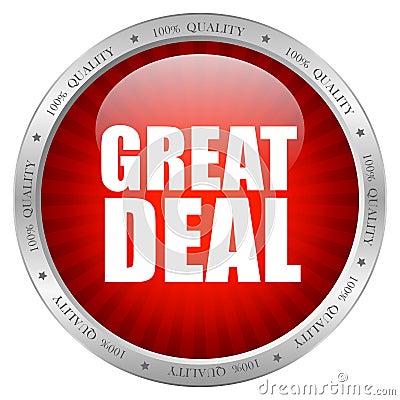 Great deal icon Vector Illustration