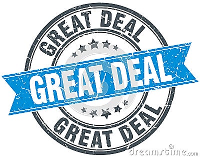 great deal stamp Vector Illustration