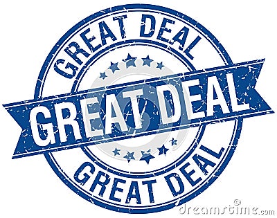 great deal stamp Vector Illustration