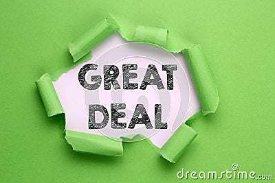 Great Deal Stock Photo