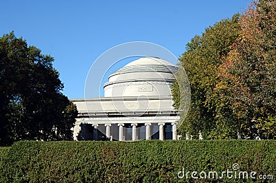 Great Dome of MIT in Boston Stock Photo