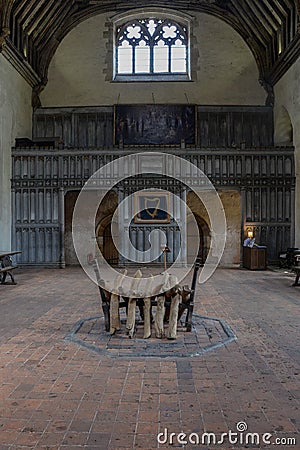 Penshurst Place Great Hall Stock Photo