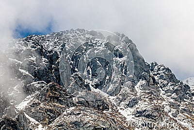 Mental peace,The mighty Himaiaya, The great roks on earth Stock Photo