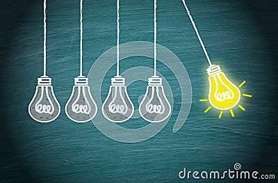 Great Idea, Innovation and Creativity Concept Stock Photo