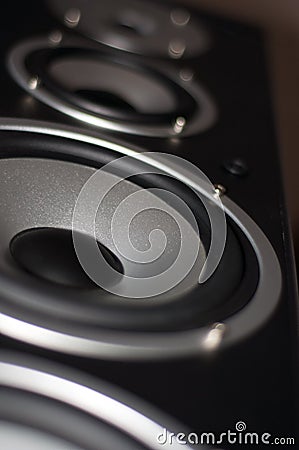 Great loud speakers. Stock Photo