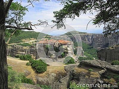 Great Meteor Monastery, Greece Stock Photo