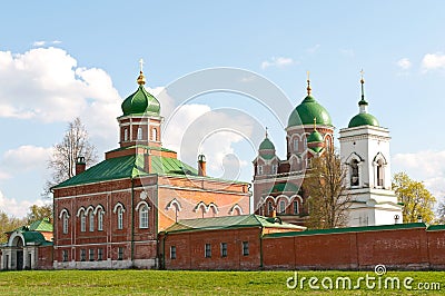 Great monasteries of Russia. Borodino Stock Photo