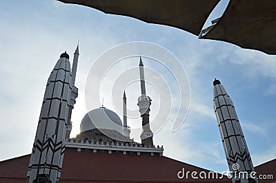 The Great Mosque of Central Java Stock Photo