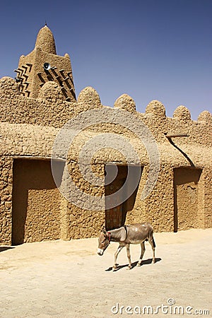 Great Mosque at Timbuktu Stock Photo