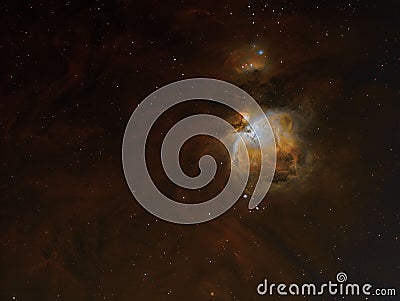 Great nebula in Orion constellation - perfect for background Stock Photo