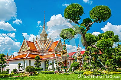 Great Palace Buddhist temple in Bangkok, Thailand Stock Photo