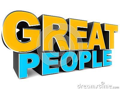 Great people Stock Photo