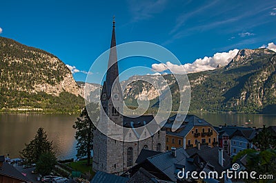 Great place Hallstatt Stock Photo