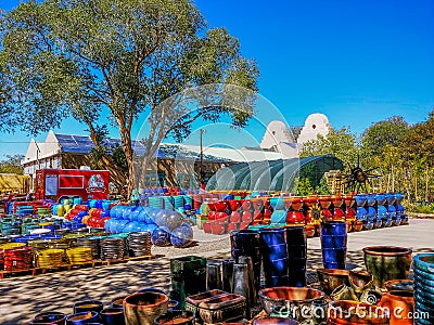 Jackalope Market in Santa Fe, New Mexico Editorial Stock Photo