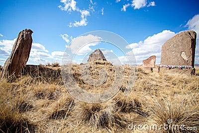 The Great Salbyk Kurgan Stock Photo