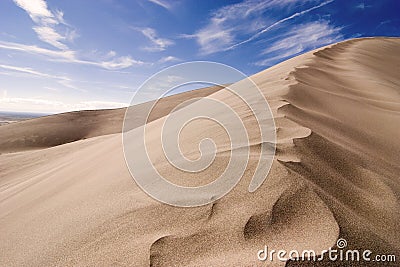 Great Sand Dunes Stock Photo