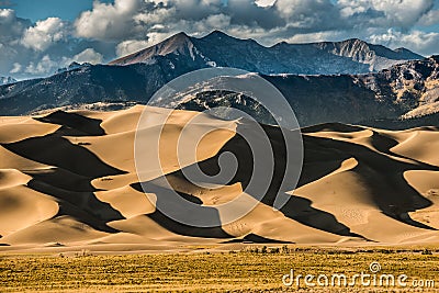 Great Sand Dunes Colorado Stock Photo