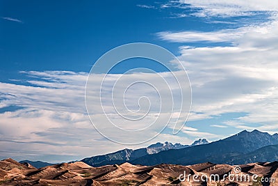 Great Sand Dunes National Park in Colorado Stock Photo