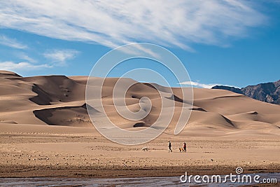 Great Sand Dunes Editorial Stock Photo
