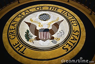 great seal of united states Editorial Stock Photo