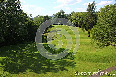 Great Serpent Mound, Peebles, Ohio Stock Photo