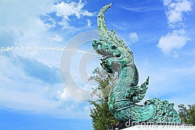 The Great Serpent Nag, Songkhla , Thailand Stock Photo