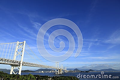 Great Seto bridge Editorial Stock Photo