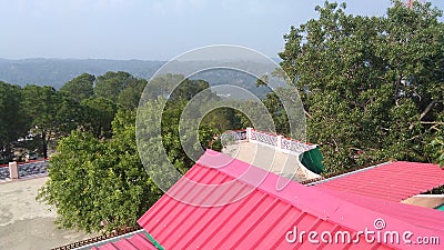 A Great Shot From Top Of The Hill In Mountains Stock Photo