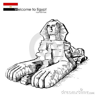 The Great Sphinx Vector Illustration